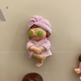 Weightlifting refrigerator sticker merchandise tile ins wind personality creative 3d three-dimensional cute fitness clay
