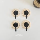 [4] Bathroom hook viscose strong non-punching bathroom adhesive hook door wall hanging light luxury seamless hook