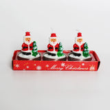 Christmas decorations, ornaments, windproof Christmas candle sets, Christmas gifts