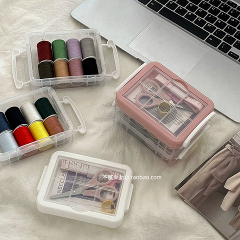 You can still wear it! ins Wind Small Household Set Multifunctional Sewing Sewing Hand Sewing Portable Box