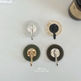 [4] Bathroom hook viscose strong non-punching bathroom adhesive hook door wall hanging light luxury seamless hook