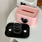 Korean living room coffee table dining room tissue box desktop pumping carton dormitory cute high value office storage box