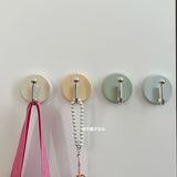 [4] Light luxury hooks, no punching, viscose, strong load-bearing, bathroom walls, towels, and seamless pasting on the wall