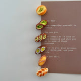 Eat bread! French alkaline water bread magnetic sticker mini simulation European bag refrigerator sticker memo magnet