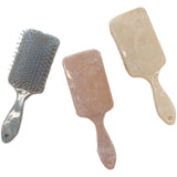 Korean version of temperament marble texture portable makeup comb large board comb hair comb