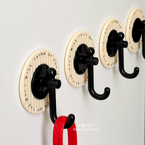 [4] Bathroom hook viscose strong non-punching bathroom adhesive hook door wall hanging light luxury seamless hook