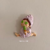 Weightlifting refrigerator sticker merchandise tile ins wind personality creative 3d three-dimensional cute fitness clay