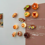 Eat bread! French alkaline water bread magnetic sticker mini simulation European bag refrigerator sticker memo magnet