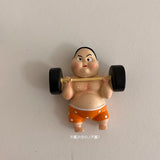 Weightlifting refrigerator sticker merchandise tile ins wind personality creative 3d three-dimensional cute fitness clay