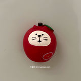 Not tired of girls' hearts, three-dimensional refrigerator stickers, cartoon cute decorative magnets, cat toast, refrigerator stickers