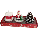 Christmas decorations, ornaments, windproof Christmas candle sets, Christmas gifts