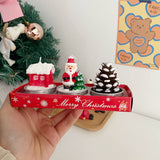 Christmas decorations, ornaments, windproof Christmas candle sets, Christmas gifts