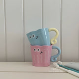 Smiling face cup