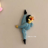 Weightlifting refrigerator sticker merchandise tile ins wind personality creative 3d three-dimensional cute fitness clay