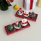 Christmas decorations, ornaments, windproof Christmas candle sets, Christmas gifts