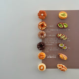 Eat bread! French alkaline water bread magnetic sticker mini simulation European bag refrigerator sticker memo magnet