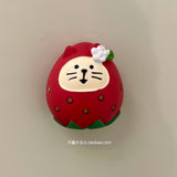 Not tired of girls' hearts, three-dimensional refrigerator stickers, cartoon cute decorative magnets, cat toast, refrigerator stickers