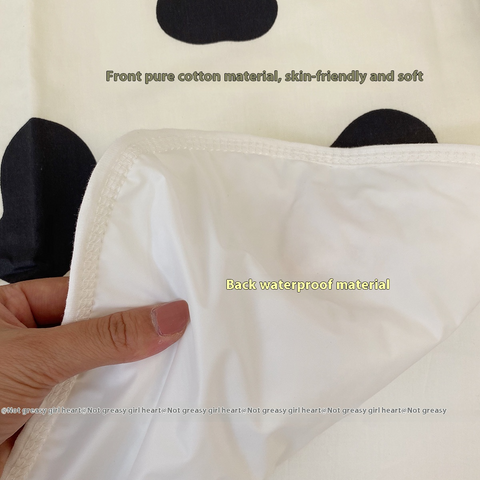 Not greasy girl heart * cute aunt pad dormitory menstrual pad cotton washable menstrual period leak-proof urine-proof mattress